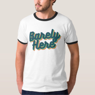 Apenas aquí / camiseta azul