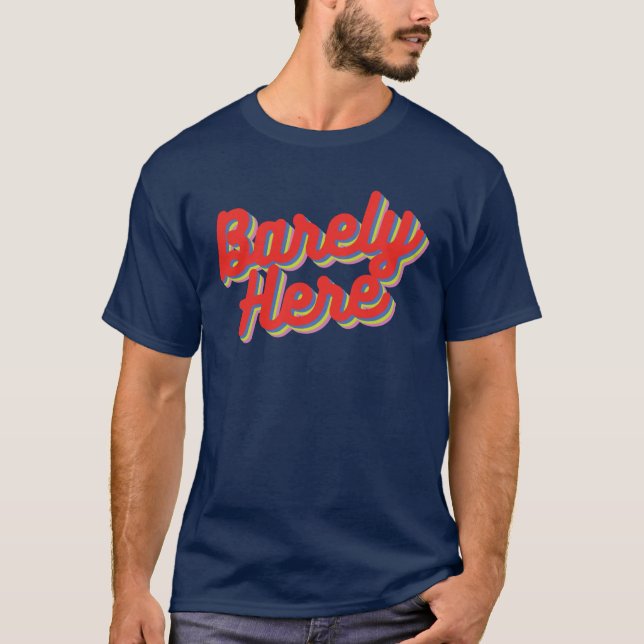 Apenas aquí / camiseta roja (Anverso)