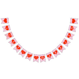 Apenas bandera rosada casada del empavesado de los