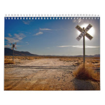 Apenas calendario del ferrocarril de las pistas