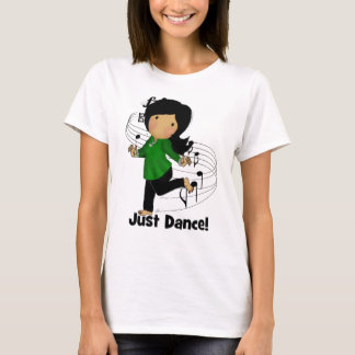Apenas camiseta de las señoras de la danza