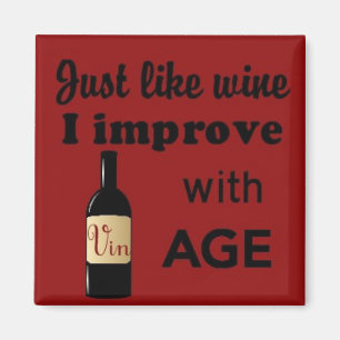 Apenas como el vino mejoro con el imán del