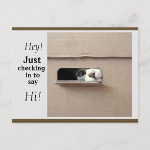 Apenas comprobación de la postal