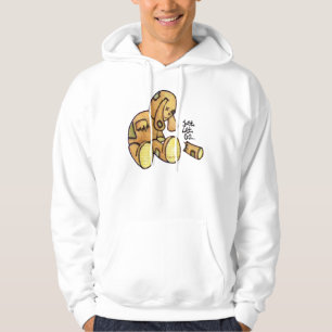 Apenas deje van sudadera con capucha del carácter