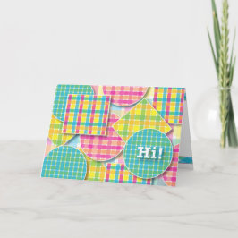 Apenas diga "hola!" - Tarjeta de felicitación