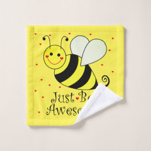 Apenas el amarillo lindo impresionante de la abeja