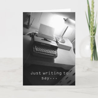 Apenas escritura de la tarjeta
