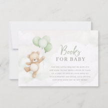 Apenas Esperamos Invitación al Baby Shower Oso de
