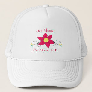 Apenas flor casada del rosa del sombrero