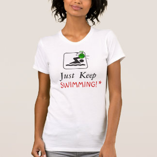 ¡Apenas guarde el nadar! camisa