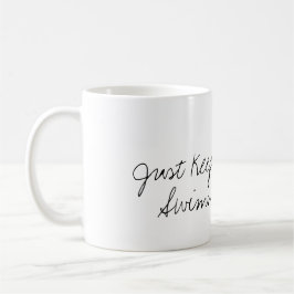 "Apenas guarde el nadar" de la taza de café del