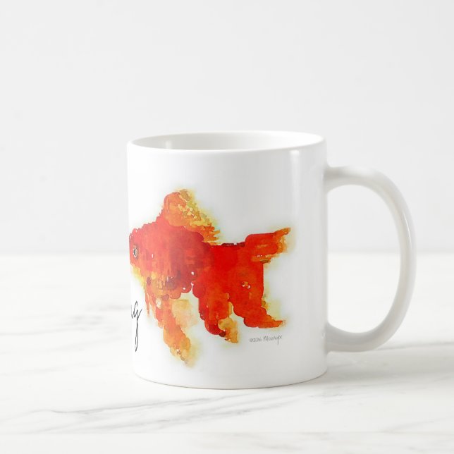 "Apenas guarde el nadar" de la taza de café del (Derecha)