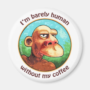 Apenas humanos sin imán de café