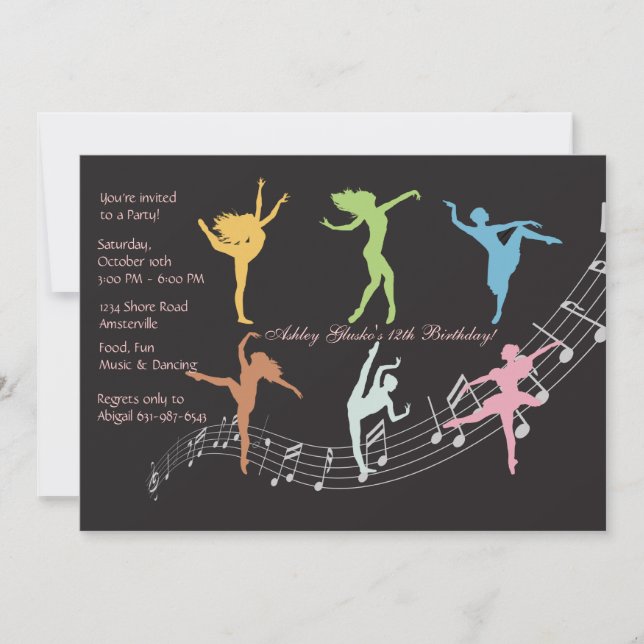 Apenas invitación de la danza (Anverso)