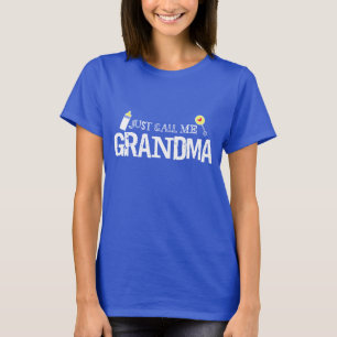 Apenas llámeme camiseta de la abuela
