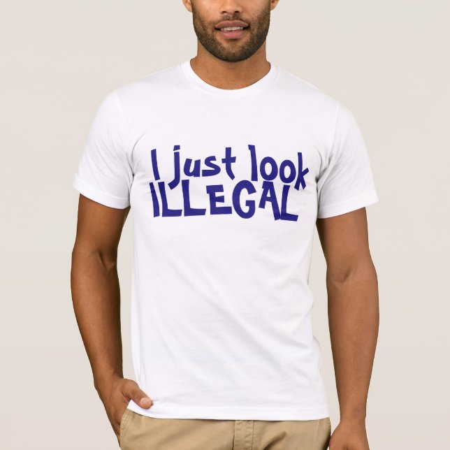 APENAS MIRO LA CAMISETA ILEGAL (Anverso)