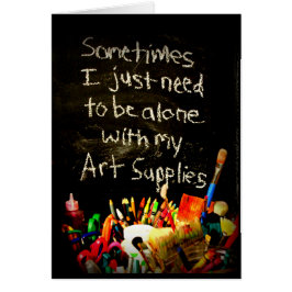 Apenas necesito ser solo con mis fuentes del arte