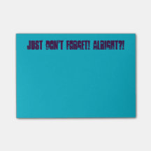¡Apenas no olvide! Notas de post-it