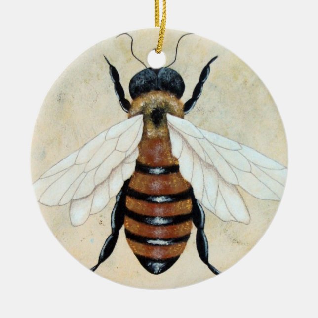 Apenas ornamento de la abeja (Frente)