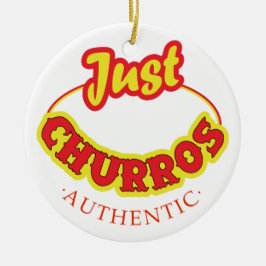 Apenas ornamento del logotipo de Churros