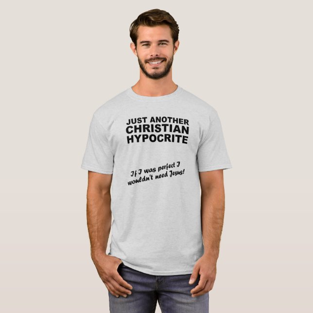 Apenas otro humor cristiano de la camisa del (Anverso completo)
