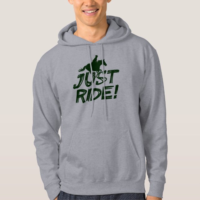 ¡Apenas paseo! Sudadera con capucha básica (Anverso)