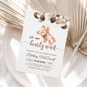 Apenas Podemos Esperar Invitación al Baby Shower d