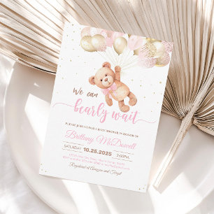 Apenas Podemos Esperar Invitación al Baby Shower d
