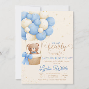 Apenas Podemos Esperar Invitación de Baby Shower N