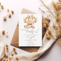 Apenas podemos esperar Invitación para baby shower