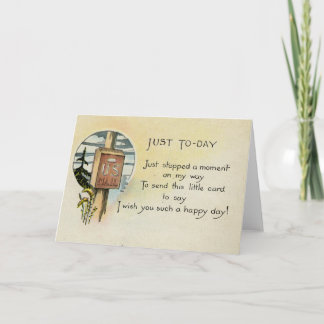 Apenas porque tarjeta de felicitación (1921)