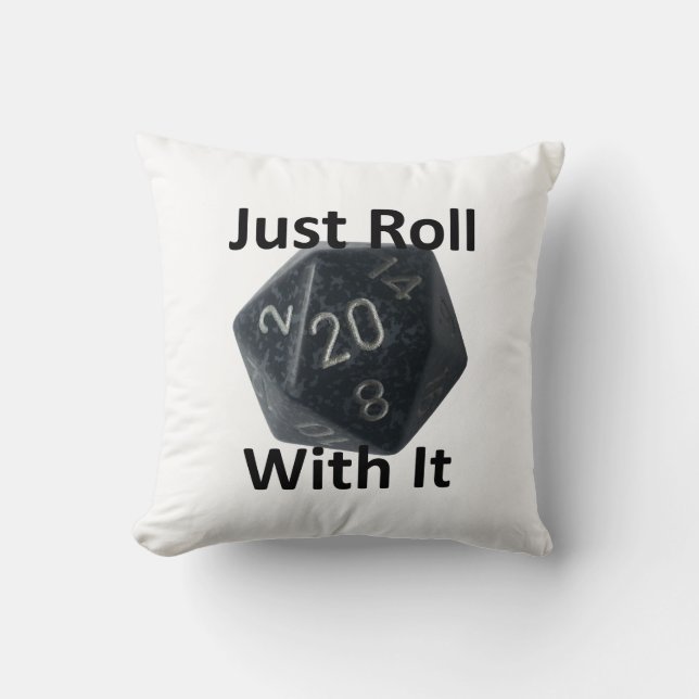 Apenas rollo con él almohada de tiro (Anverso)