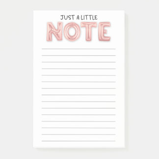 Apenas una pequeña nota: Notas de post-it