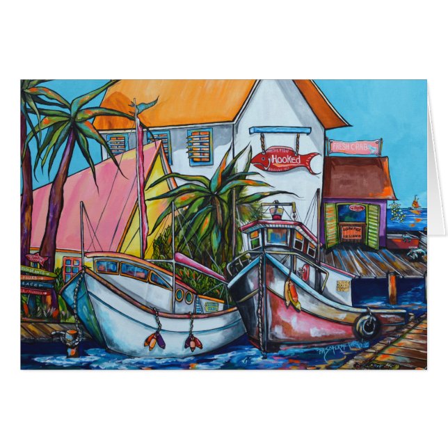 Apenas una pequeña tarjeta de la ciudad de la (Anverso (Horizontal))