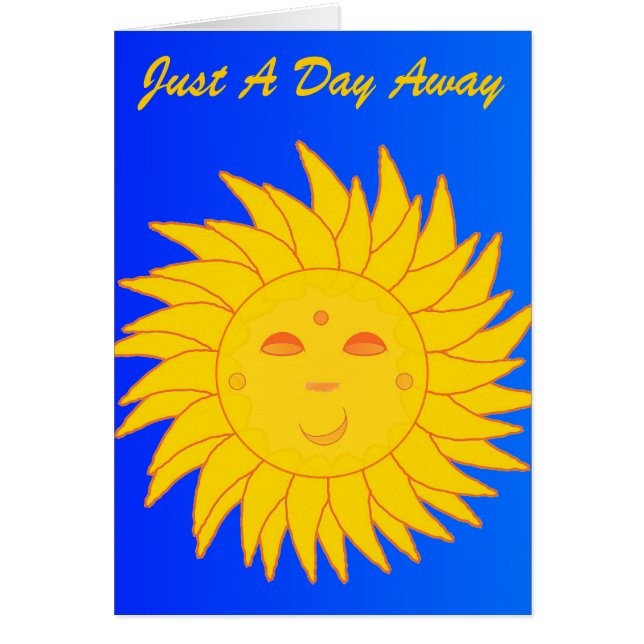 Apenas una tarjeta ausente del día (Frente)