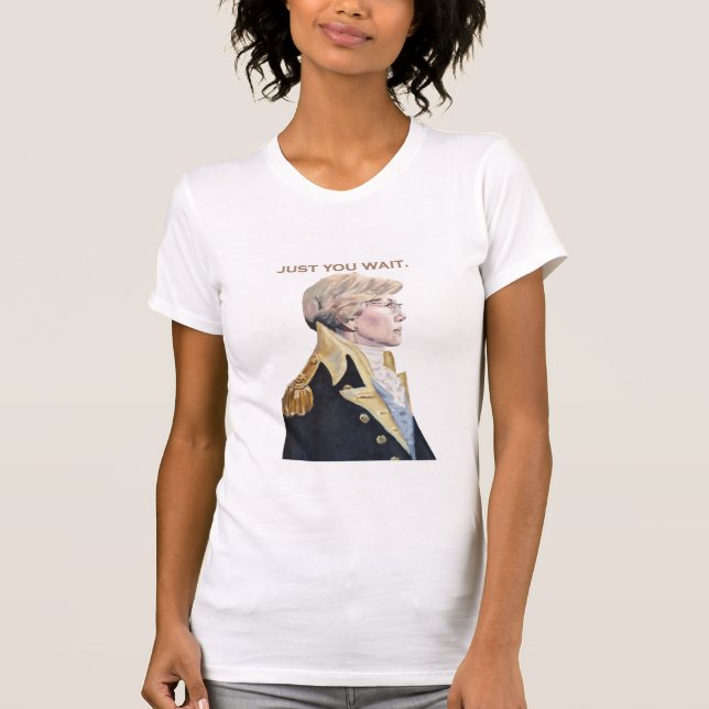 Apenas usted camiseta de Elizabeth Warren de la (Anverso)