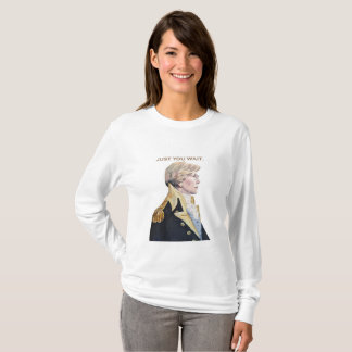 Apenas usted camiseta larga de la manga de