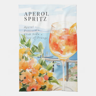 Aperol Spritz Amalfi Italia Toallas de Té