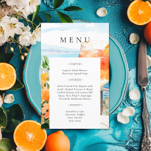 Aperol Spritz Amalfi Italy Bridal Shower Menú