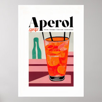 Aperol Spritz Arte abstracto moderno
