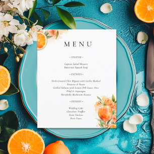 Aperol Spritz Bridal Shower Menú
