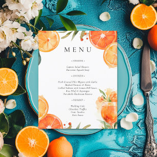 Aperol Spritz Bridal Shower Menú
