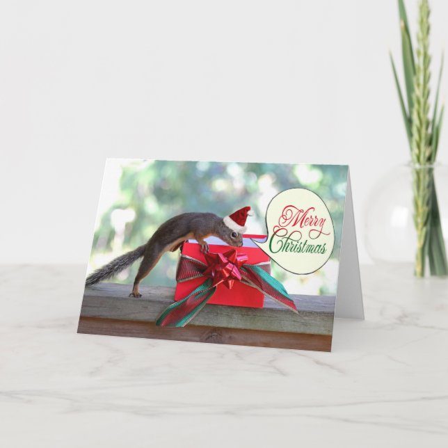 Apertura de ardilla regalo de Navidad (Anverso)