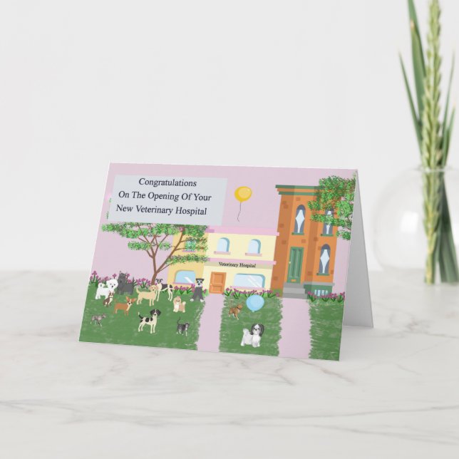 Apertura de la nueva tarjeta de hospital veterinar (Anverso)