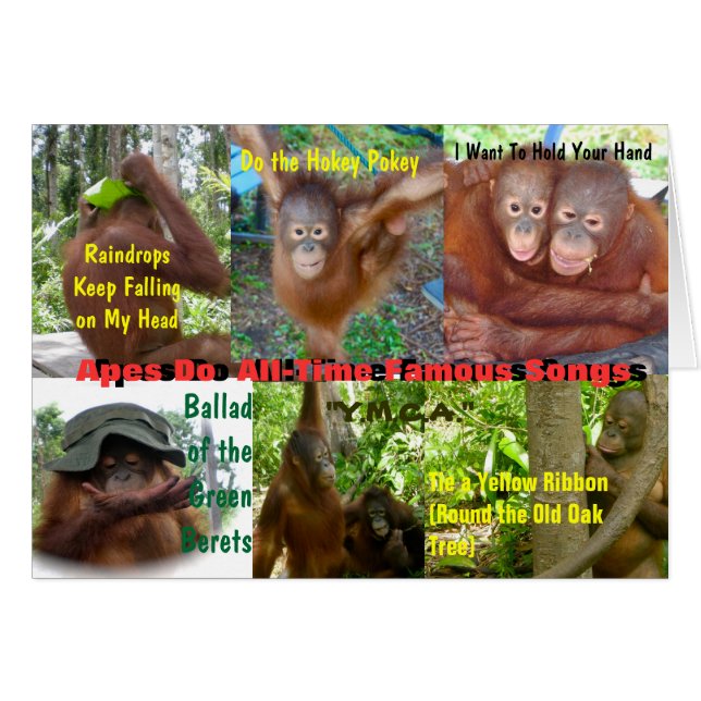Apes Do All-Time Famous Songs (Anverso (Horizontal))