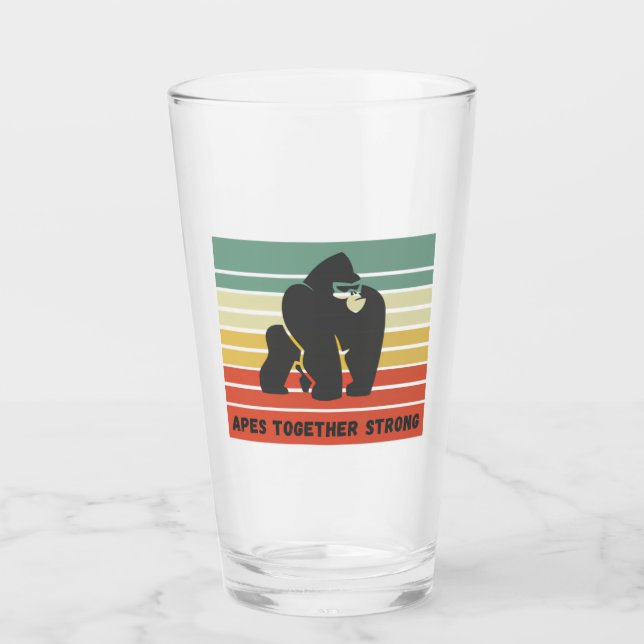 Apes Together Strong Beer Glass (Anverso)