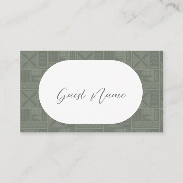 Apia Boda Tarjeta de asiento (Anverso)