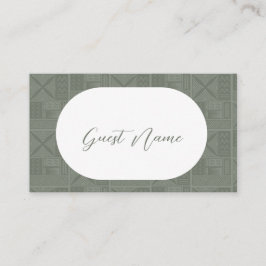 Apia Boda Tarjeta de asiento