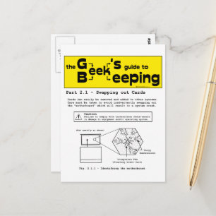 Apicultura Geek (tarjetas de intercambio) - Postal