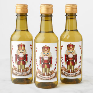¡Aplastándolo! Botellas de minivino de Nutcracker